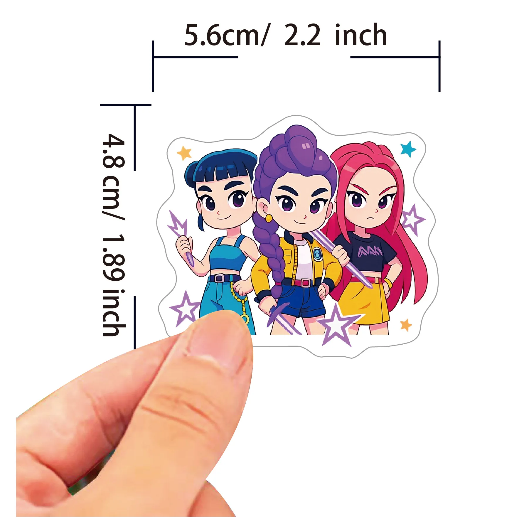 60Pcs Anime Girls Lumi Mila Zo - đánh giá và giá Luggage
