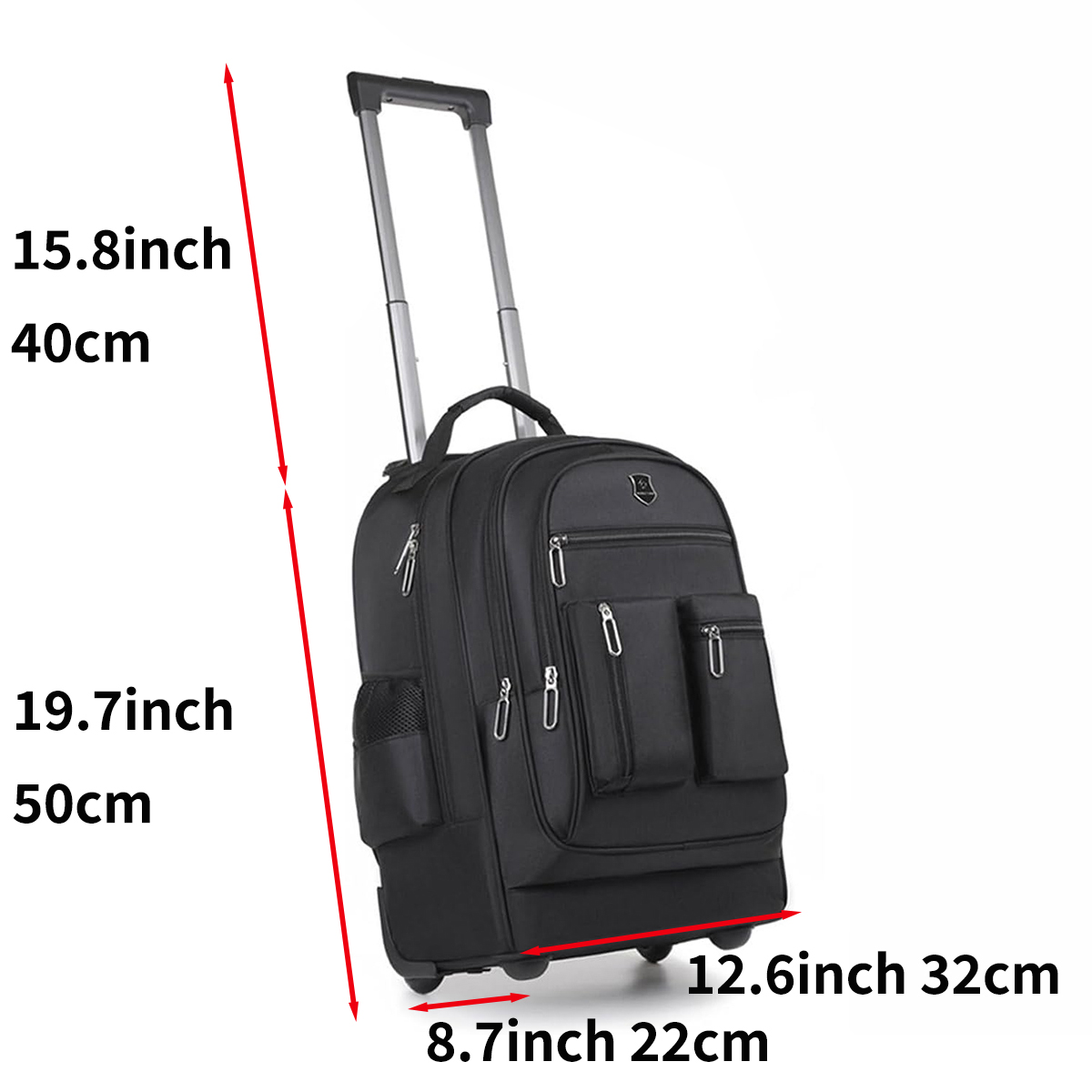 Wheeled Backpack, 20 inch Lapt - đánh giá và giá Foldable Rolling Luggage Bag