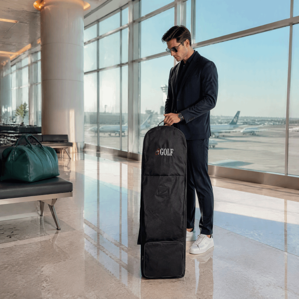 Black Golf Travel Bag Foldable - đánh giá và giá Foldable Rolling Luggage Bag