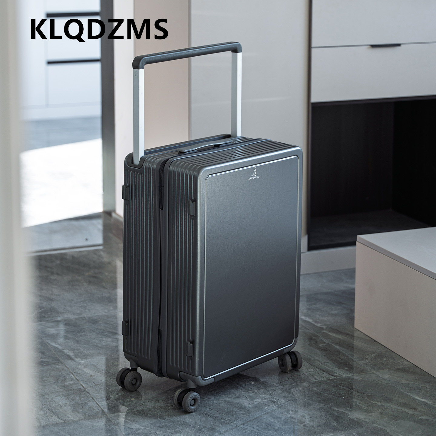 KLQDZMS Travel Luggage ABS+PC  - đánh giá và giá Spinner Wheel Rolling Suitcase 20 Inch