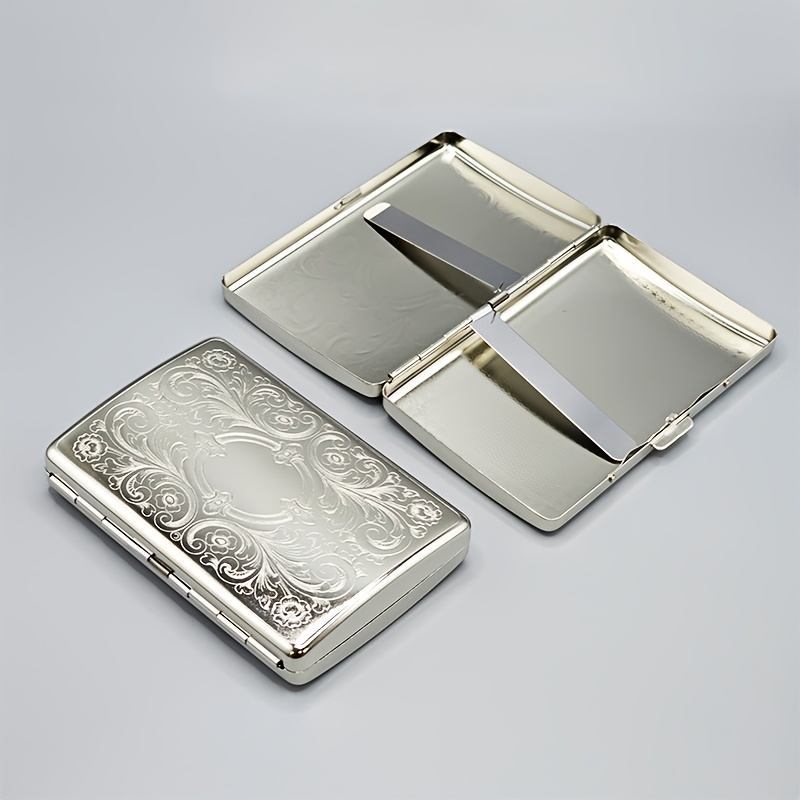 Vintage Metal Cigarette Case - - đánh giá và giá Wallets